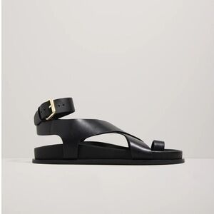 A. Emery Jalen sandal, black leather, size 37